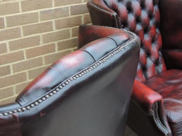 Image 19 of Chesterfield Vintage Queen Anne Armchairs (UK Delivery)