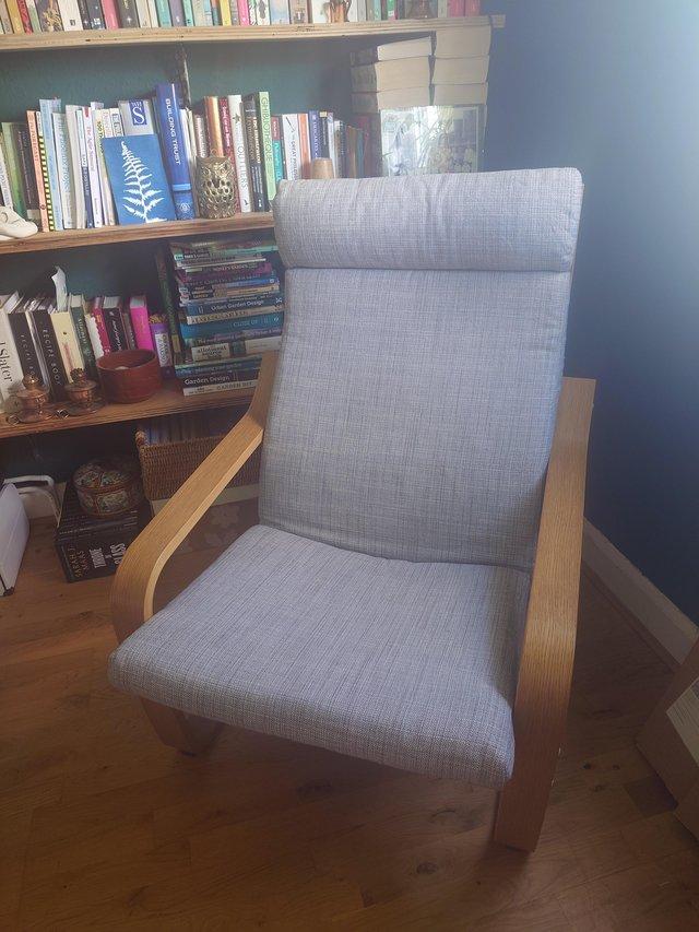 Preview of the first image of IKEA POÄNG chair in great condition.