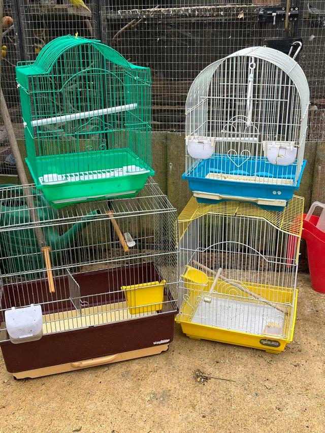 Preview of the first image of Small bird cages / carry cages.