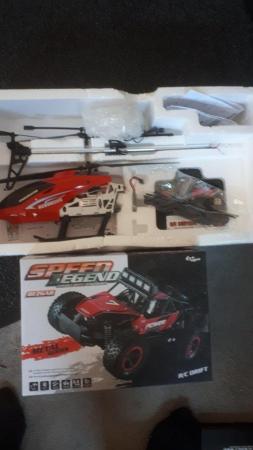 Image 3 of Remote control helicopter and jeep for sale