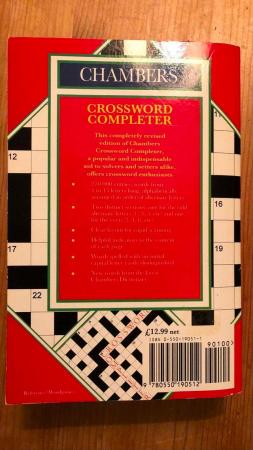 Image 2 of REVISED EDITION CHAMBERS CROSSWORD COMPLETER
