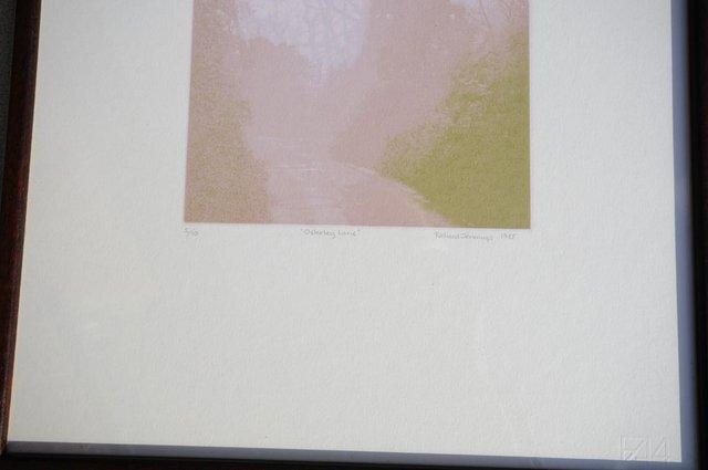 Image 2 of Rare Signed Screen Print By Richard Jennings Osterley Lane