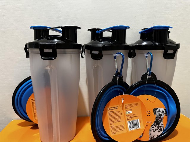 Preview of the first image of 2-in-1 Pet Feeder and Water Bottle.
