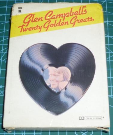 Image 1 of Glen Campbell, 8 Track Cassette, Twenty Golden Greats