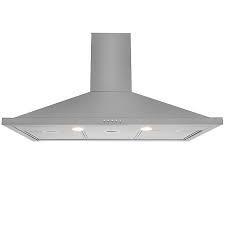 Preview of the first image of LEISURE 90CM S/S CHIMNEY HOOD-640 EXTRACTION-FAB-NEW.