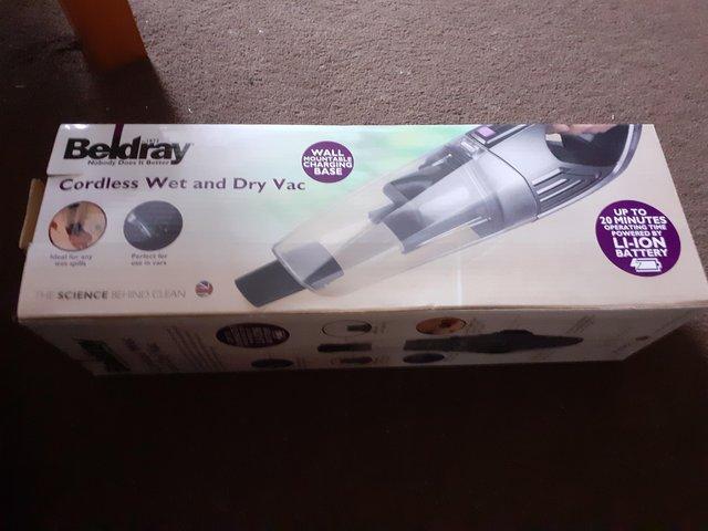 Preview of the first image of Beldray Cordless Wet & Dry Vac.