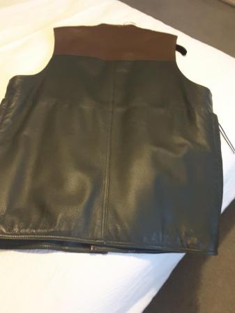 Image 1 of Gents leather shooting/ outdoor gilet by Bonart