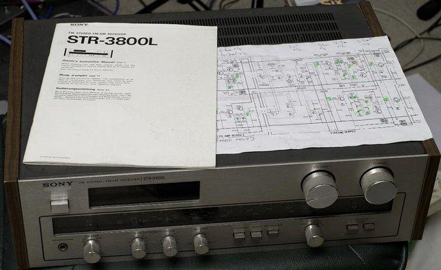 Image 3 of Sony Receiver STR-3800L vintage 70s
