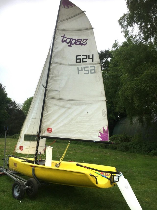 Preview of the first image of TOPPER TOPAZ TRES SAILING DINGHY.