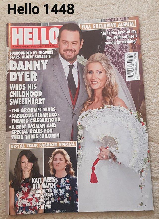 Preview of the first image of Hello Magazine 1448 - Exclusive: Danny Dyer Weds Joanne Mas.