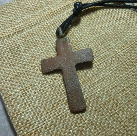 Image 8 of Antique Ancient Russian Cross 'Old Believers' Pendant Neckla