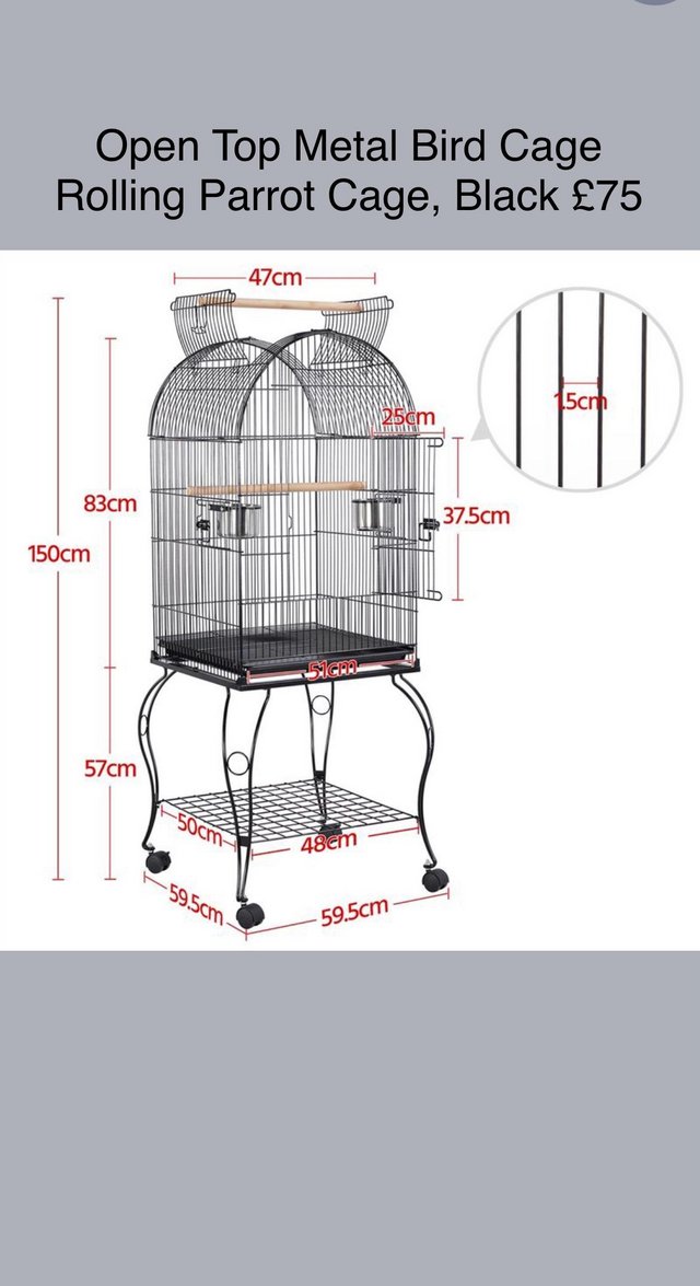 Preview of the first image of Large Birds Cages For Sale brand new.