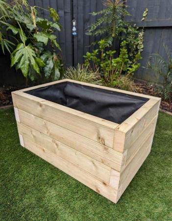 Image 2 of Wooden planters hand made