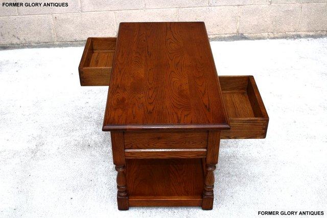 Image 54 of OLD CHARM LIGHT OAK TWO DRAWER OCCASIONAL COFFEE TABLE STAND