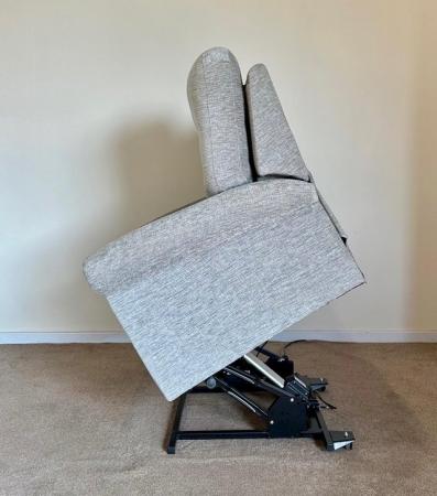 Image 18 of GPLAN ELECTRIC RISER RECLINER DUAL MOTOR GREY CHAIR DELIVERY