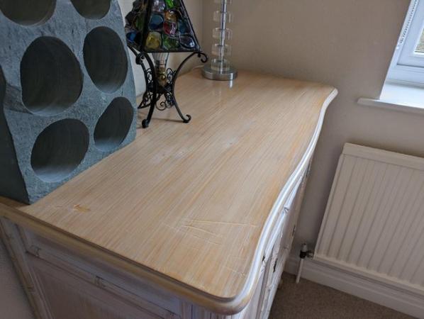Image 14 of Vintage Faux Bamboo 8 Seat Dining Table, Sideboard & Dresser