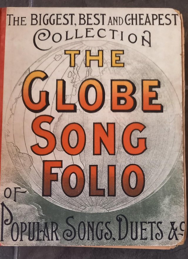 Preview of the first image of The Globe Song Folio of Popular Songs Music Book 1904.