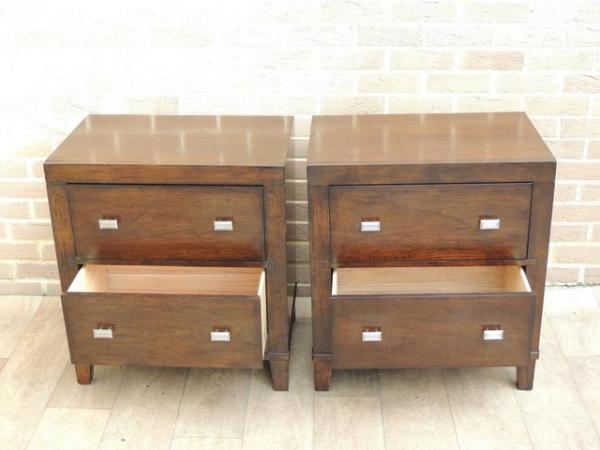 Image 7 of Pair of Bassett XL Bedside Tables / Chests (UK Delivery)
