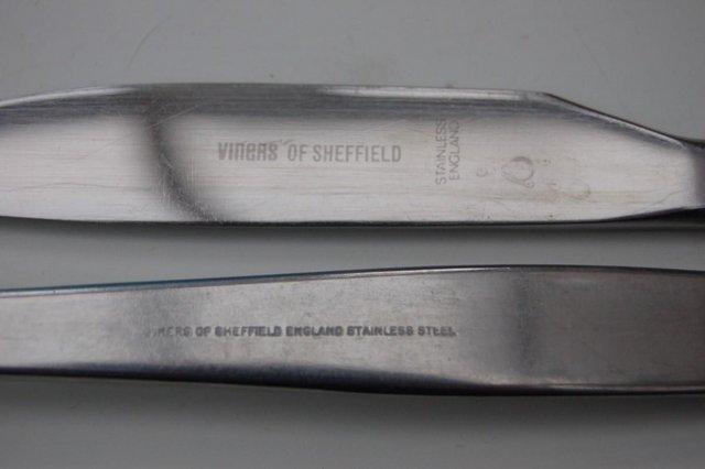 Image 3 of Viners 'Chelsea' Stainless Cutlery, Mostly in VGC