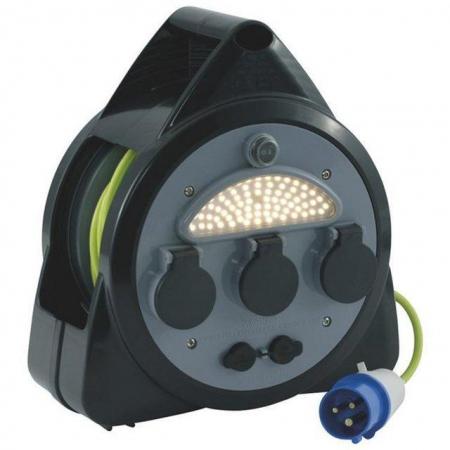 Image 1 of Outwell Mains 3 Way Roller Kit with USB & Light