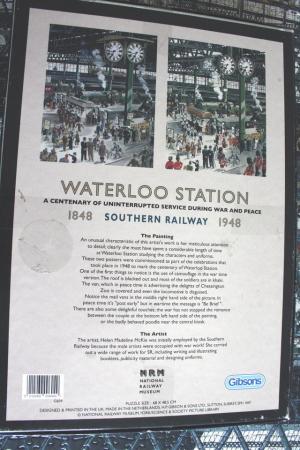 Image 1 of Waterloo Station 1848-1948 1000 Piece Jigsaw puzzle