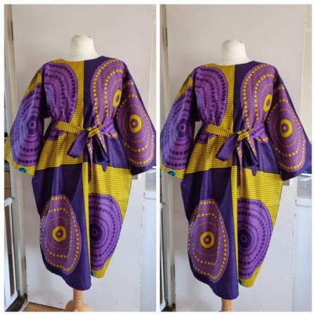 Image 2 of African Ankara Handmade Dress