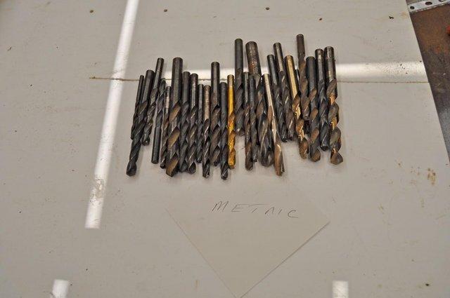 Preview of the first image of job lot metric drill bits.