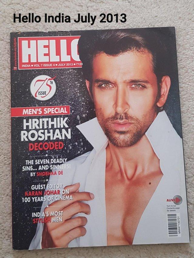 Preview of the first image of Hello! India July 2013 - Hrithik Roshan.