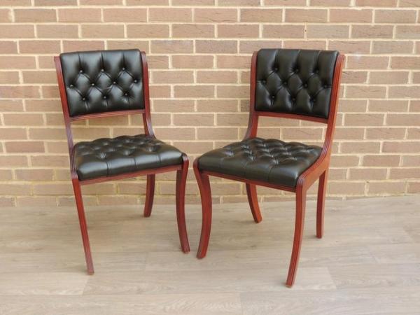Image 15 of 6 Beresford & Hicks Chesterfield Dining Chairs (UK Delivery)