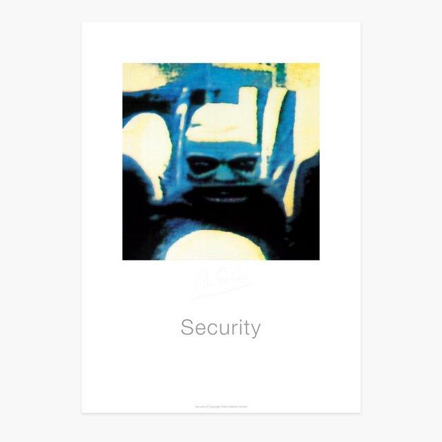 Preview of the first image of PETER GABRIEL "Security" official poster, AS NEW.