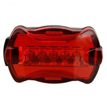 Image 1 of Cycling 5 LED Safety Flashing Rear Tail Lamp