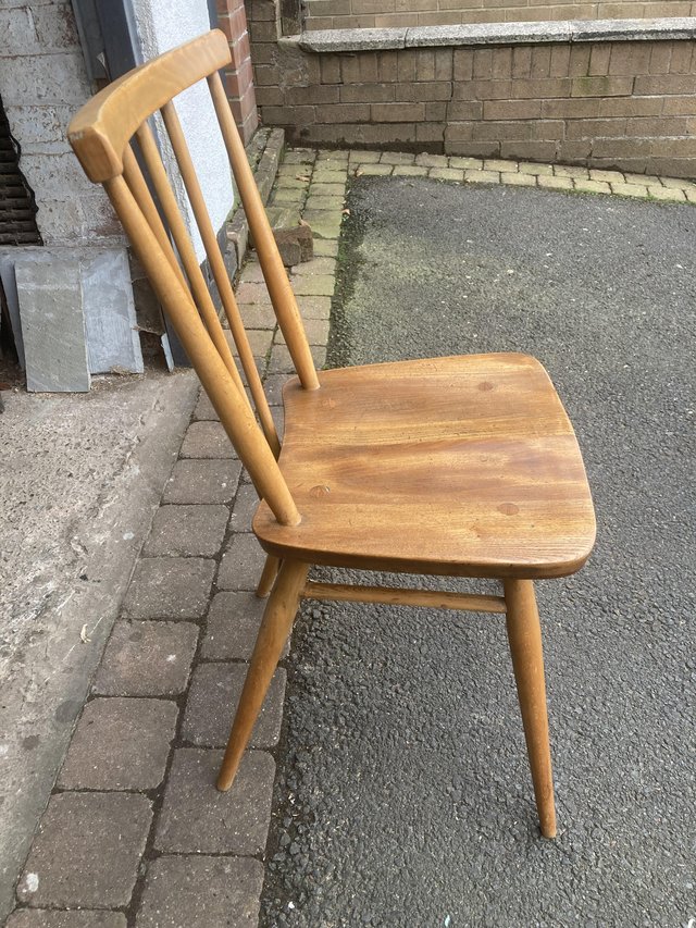 Preview of the first image of Ercol 391 Spindle back chair.