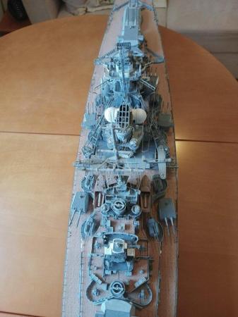 Image 2 of A wonderful Wooden Bismarck model