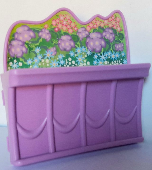 Preview of the first image of WALL SECTION OF BARBIE,s HOUSE 12 x 12 cm.