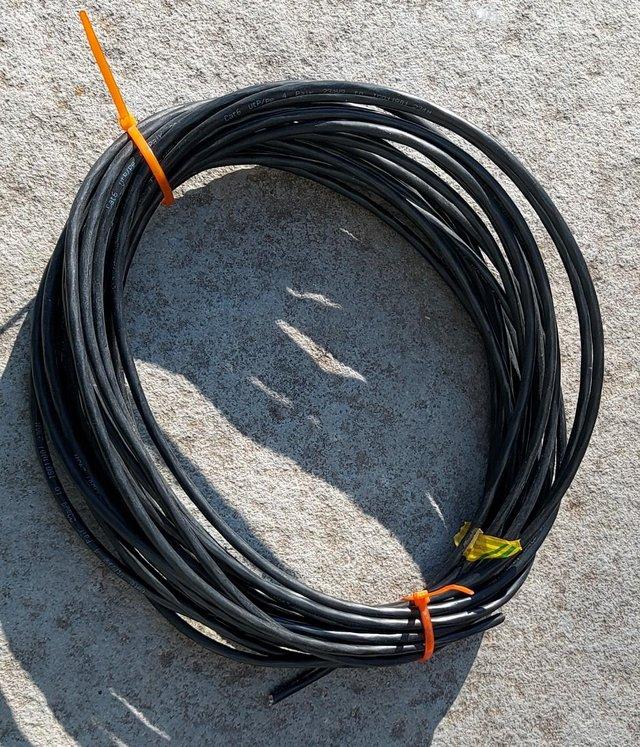 Preview of the first image of Cat 6 cable – Black 4 pair x 14.5.m.