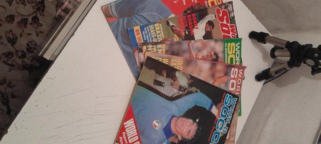 Image 1 of 5 X WORLD SOCCER MAGAZINES GOOD CONDITION