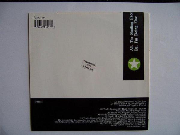 Image 2 of Brand New Still Sealed - The Burn The Smiling Face- Promo 7"