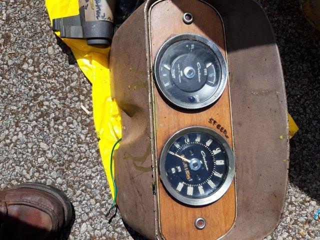 Preview of the first image of Ford Cortina mk 1 Clocks and Switches 1959 cc RARE PARTS.
