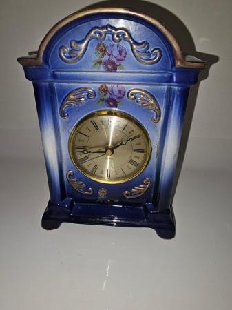 Image 1 of Bencraft Of Stoke On Trent Ornate Ceramic Mantel Clock