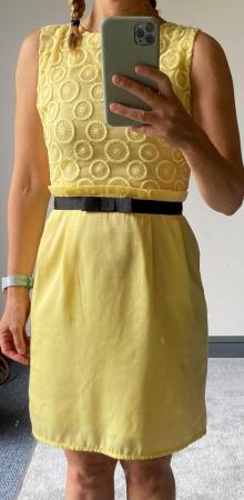 Image 2 of Boohoo yellow summer dress size 10