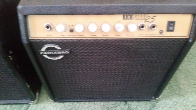 Preview of the first image of Carlsbro kickstart 25 guitar amplifiers.