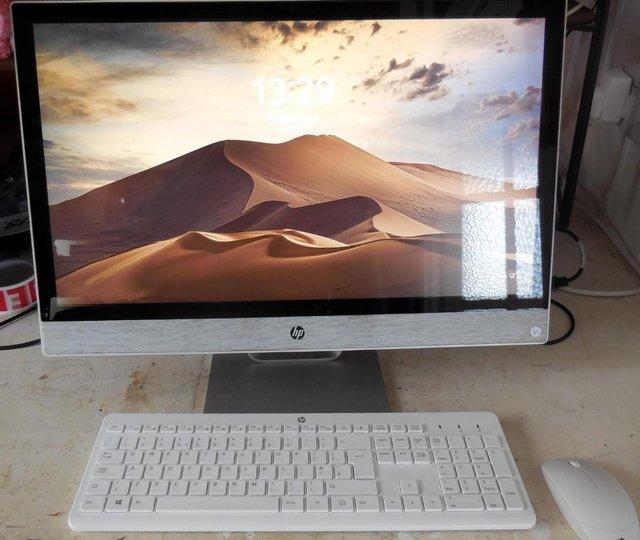 Preview of the first image of HP 24" Touchscreen AIO Win 11 500GB SSD + 2TB HDD.