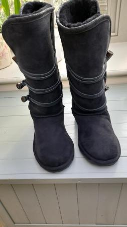 Image 1 of Luxury suede sheepskin boots