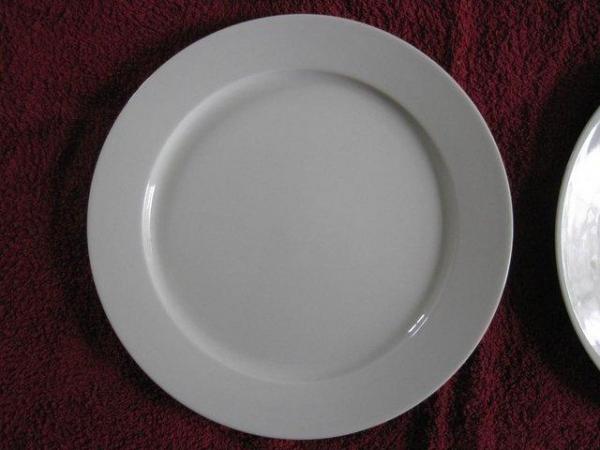 Image 2 of Set of four large white plates