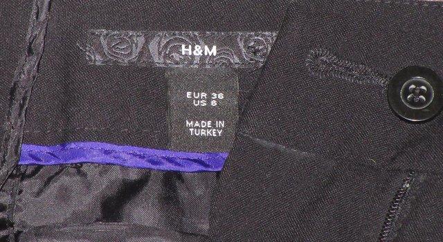 Image 3 of black H&M womens trousers for sale