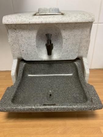 Image 2 of Teal Handeman portable handwash sink