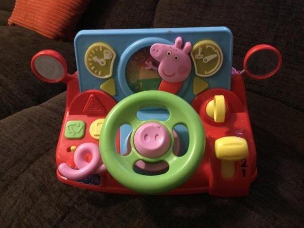 Image 1 of Peppa pig musical driver excellent condition