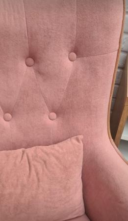 Image 3 of Set of Armchairs with Matching Footrests