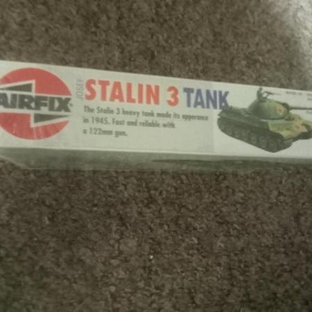 Image 2 of Airfix Stalin 3 Model tank series 1 for sale