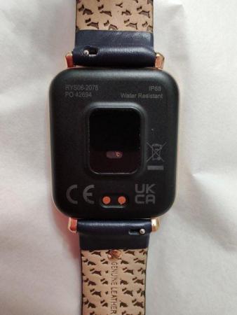 Image 5 of Radley London Smart Watch Series 6 Navy Leather Strap